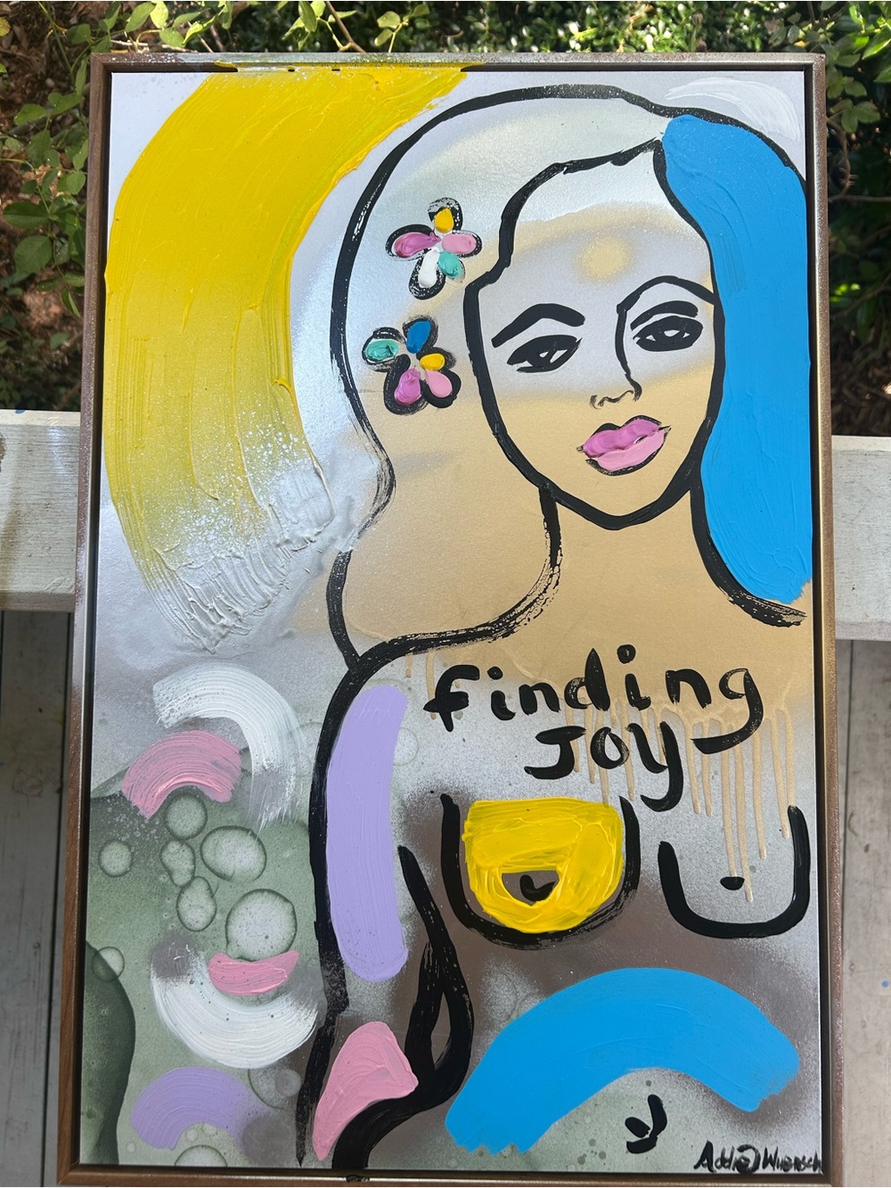 Bubbles: Finding Joy by artist Addie Wuensch